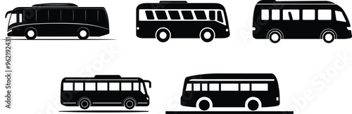 WebBus icon. Black silhouette. Side view. Vector simple flat graphic illustration. Isolated object on a white background. Isolate.