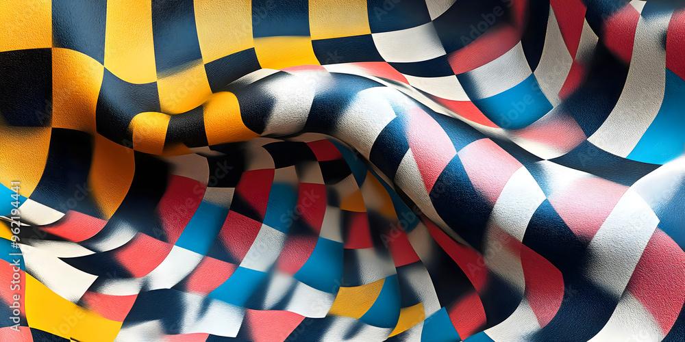 Obraz premium art abstract shapes background, ai generated 