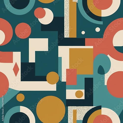 Mid-Century Modern Abstract Shapes Collection