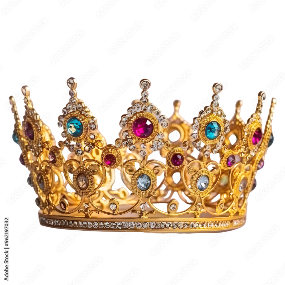 Golden Crown, Luxury Gold King Crown Golden Crown, Luxury Gold King Crown