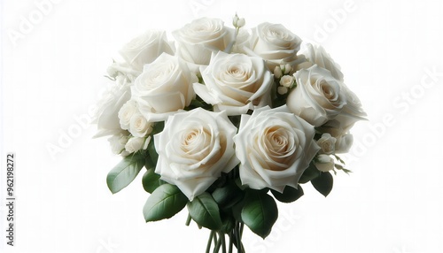 Fototapeta Naklejka Na Ścianę i Meble -  bouquet of white roses