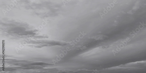 Cloudy dramatic stormy grey sky, background with clouds. cloudy sky, grey sky with clouds, bad weather, rainy day, winter day during a storm, sky background with clouds. 