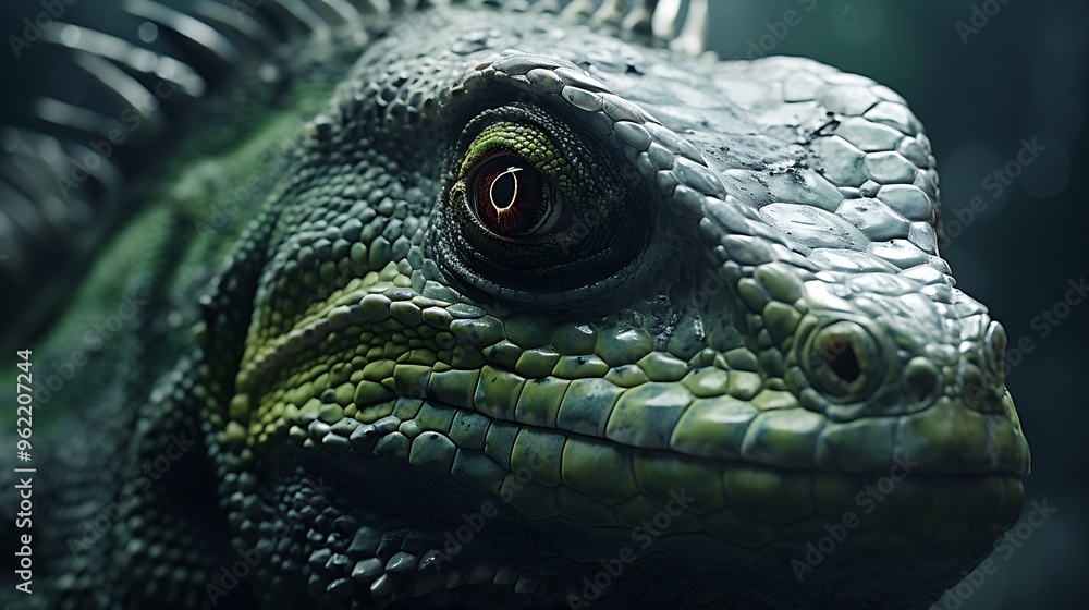 A breathtaking image capturing the unique features and textures of a reptile's skin, presented in remarkable A breathtaking image capturing the unique features and textures of a reptile's skin, presented in remarkable