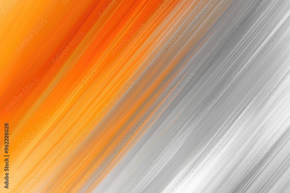 Fototapeta premium Abstract Diagonal Lines in Orange and Grey