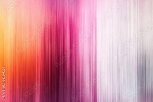 Abstract Gradient with Vertical Stripes in Orange, Pink, and White