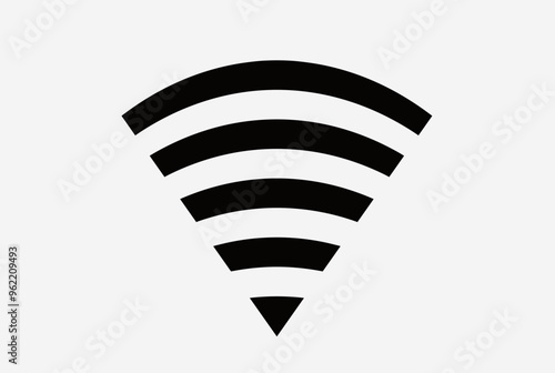 wifi hotspot symbol. Wifi icon vector illustration.
