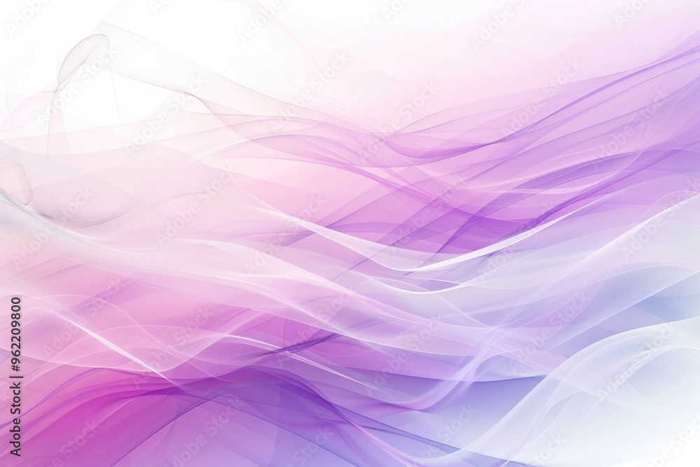 Abstract Pink and Purple Swirling Lines on White Background Abstract Pink and Purple Swirling Lines on White Background