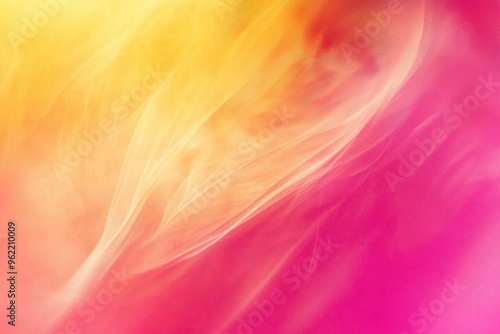 Abstract Pink and Yellow Swirling Texture