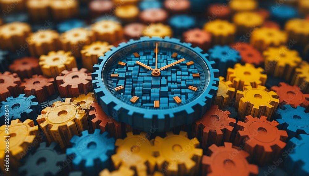 Time Management for Remote Workers, individual efficiently managing their time using digital tools and apps Time Management for Remote Workers, individual efficiently managing their time using digital tools and apps