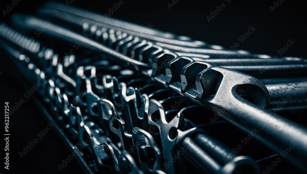 Person holding wrench tools, shown in a line icon. Person holding wrench tools, shown in a line icon.