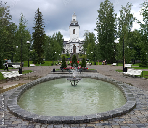 Kopio evangelical lutheran cathedral and gardens Savonia Finland photo