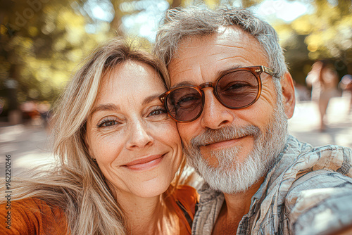 A man and woman are smiling for a picture