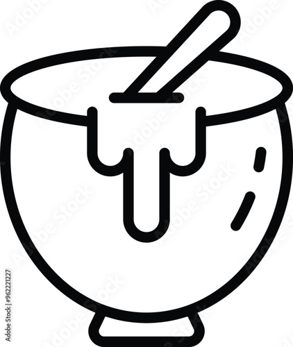  A bubbling cauldron brews a potion of ghastly surprises.