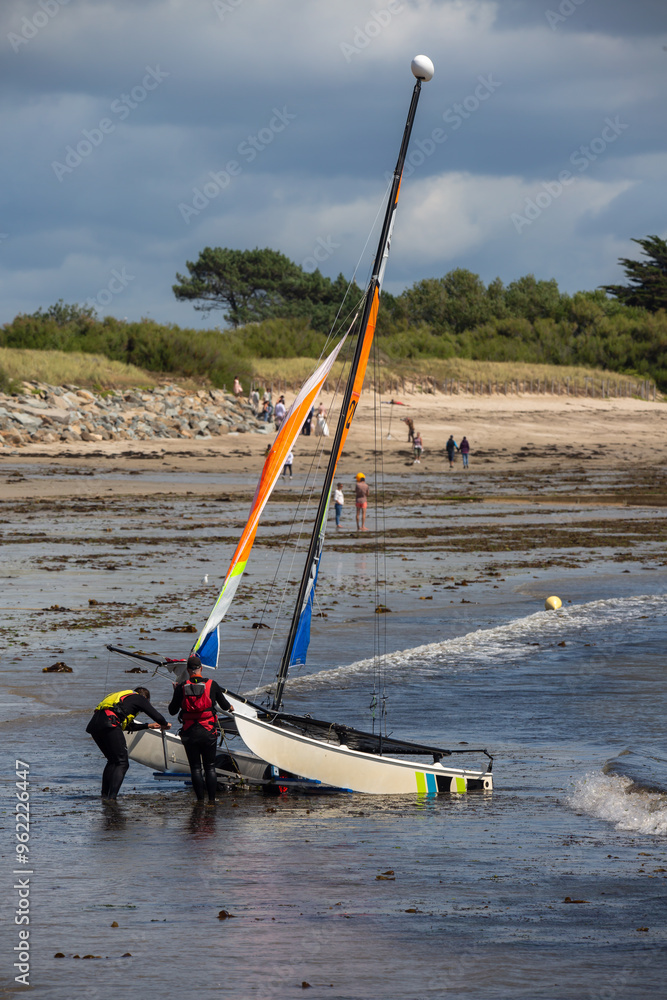 Naklejka premium Catamaran