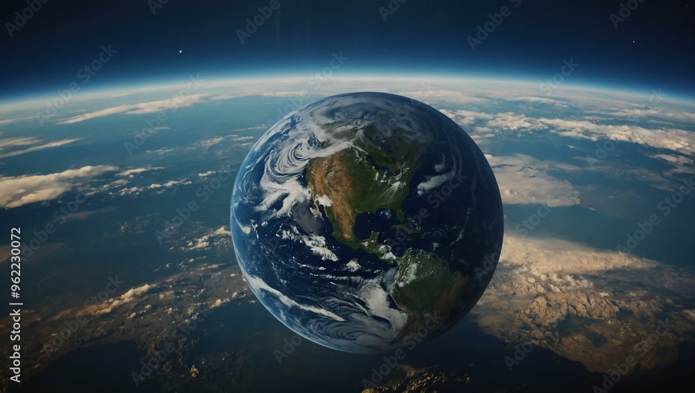 Speech bubble with the earth, illustrated in a line icon. Speech bubble with the earth, illustrated in a line icon.