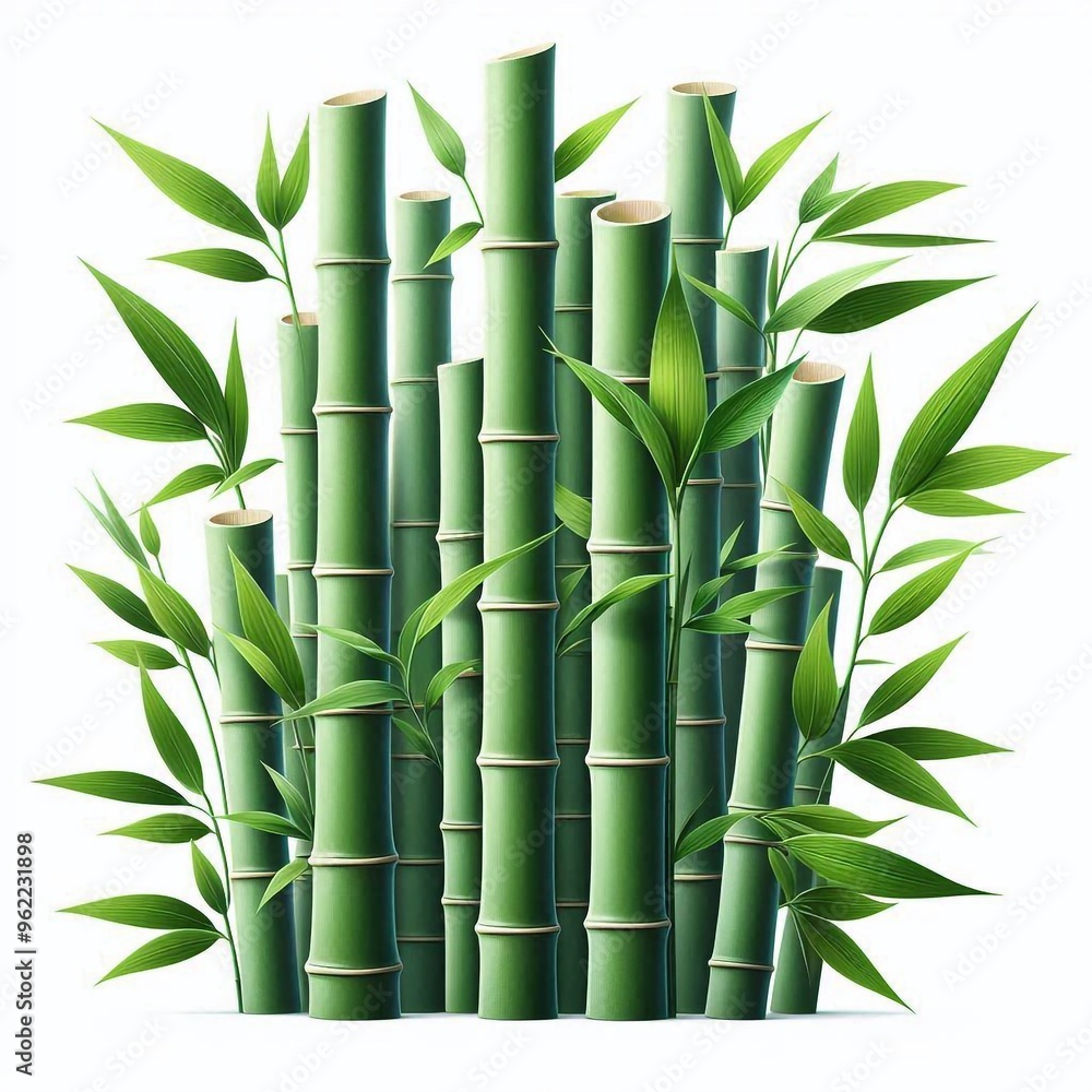 Naklejka premium Bambus