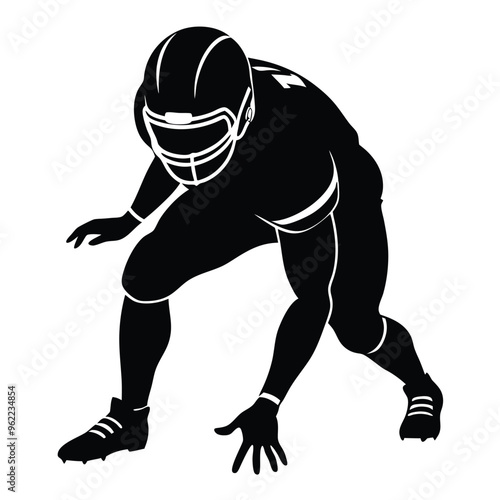 Defensive american football player 