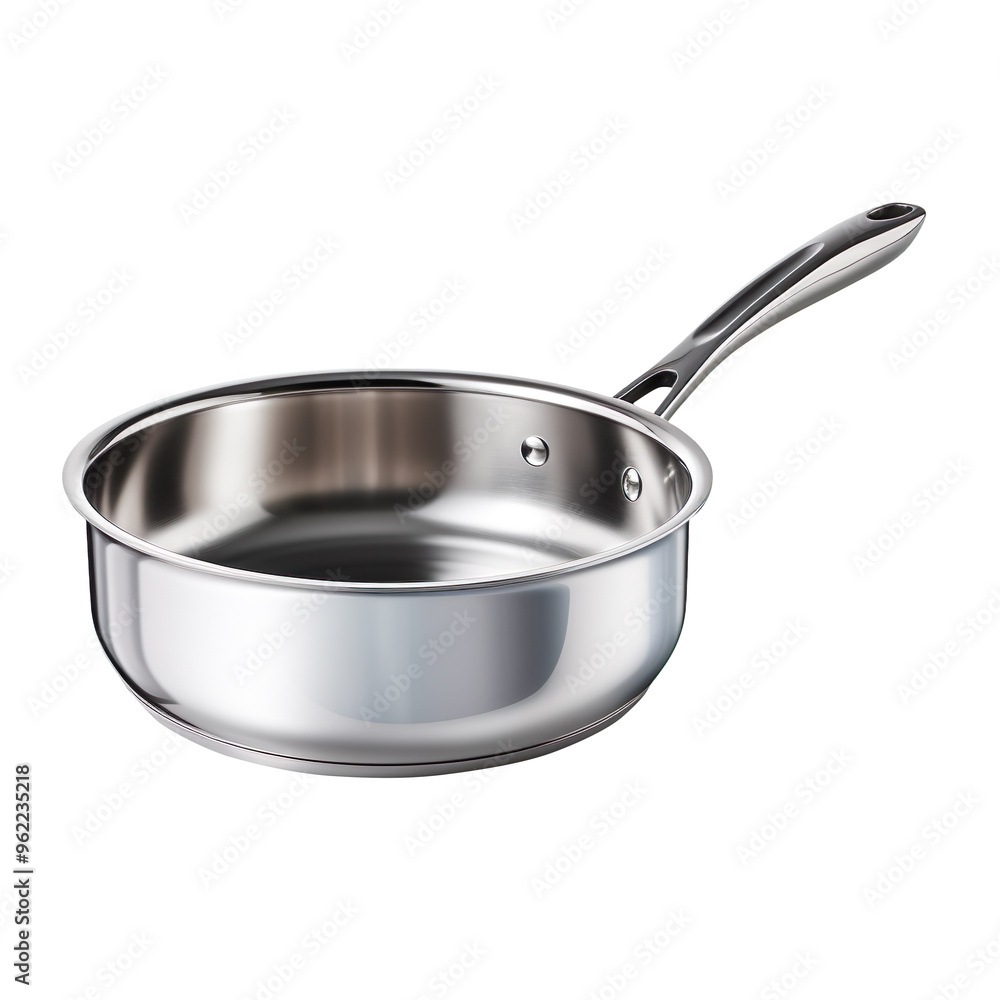 stainless steel pan isolated on transparent and white background stainless steel pan isolated on transparent and white background