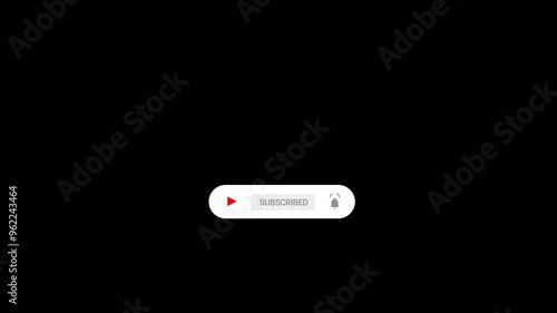 Subscribe Animation with alpha channel