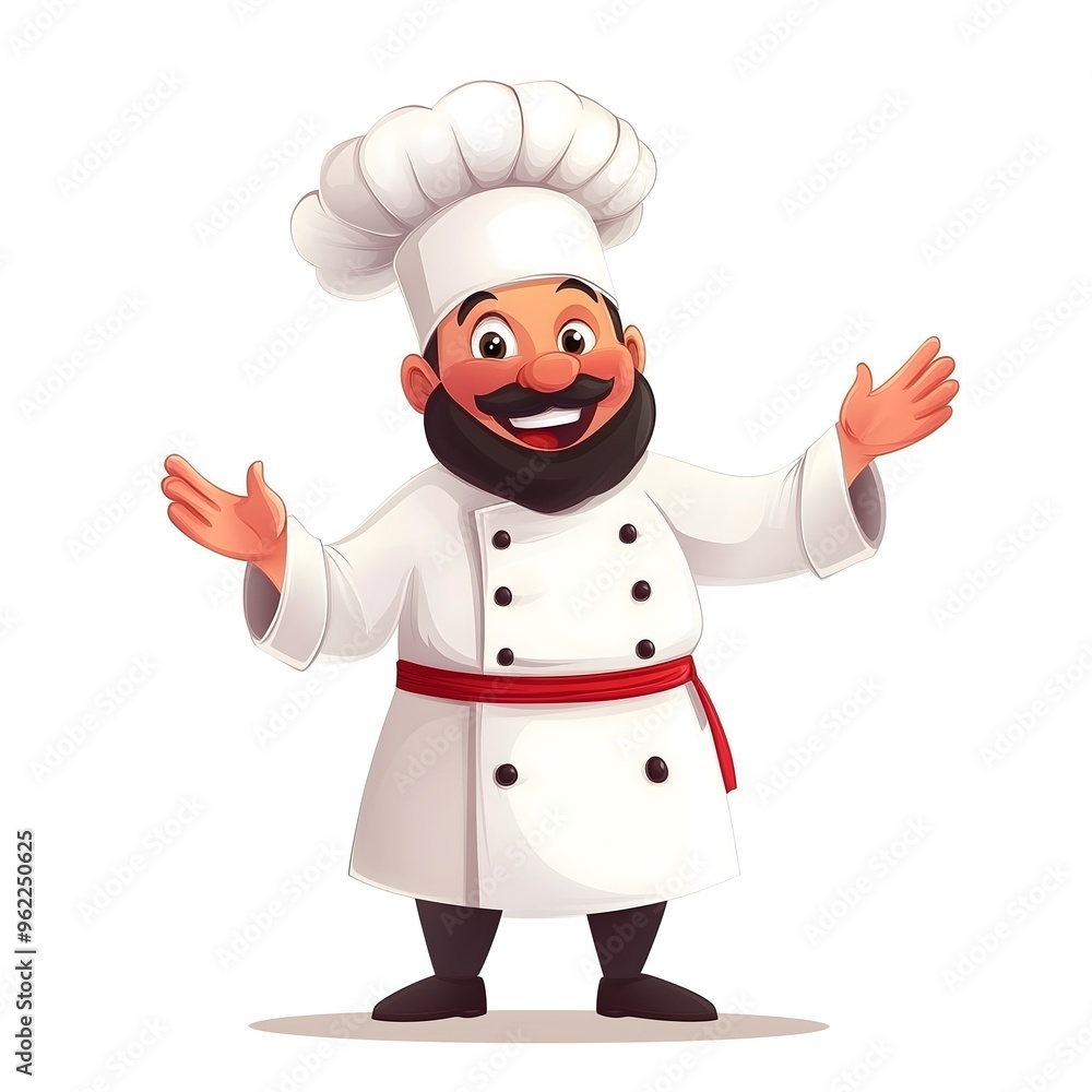 Cartoon Chef: Whimsical Culinary Character Cartoon Chef: Whimsical Culinary Character
