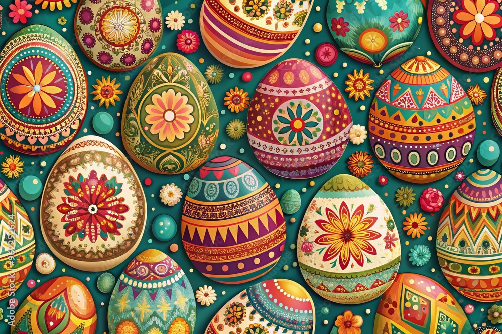 layered easter egg pattern for bohemian kid's rooms layered easter egg pattern for bohemian kid's rooms