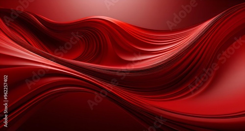 Wallpaper Mural Abstract digital art piece with a dark red background. Torontodigital.ca