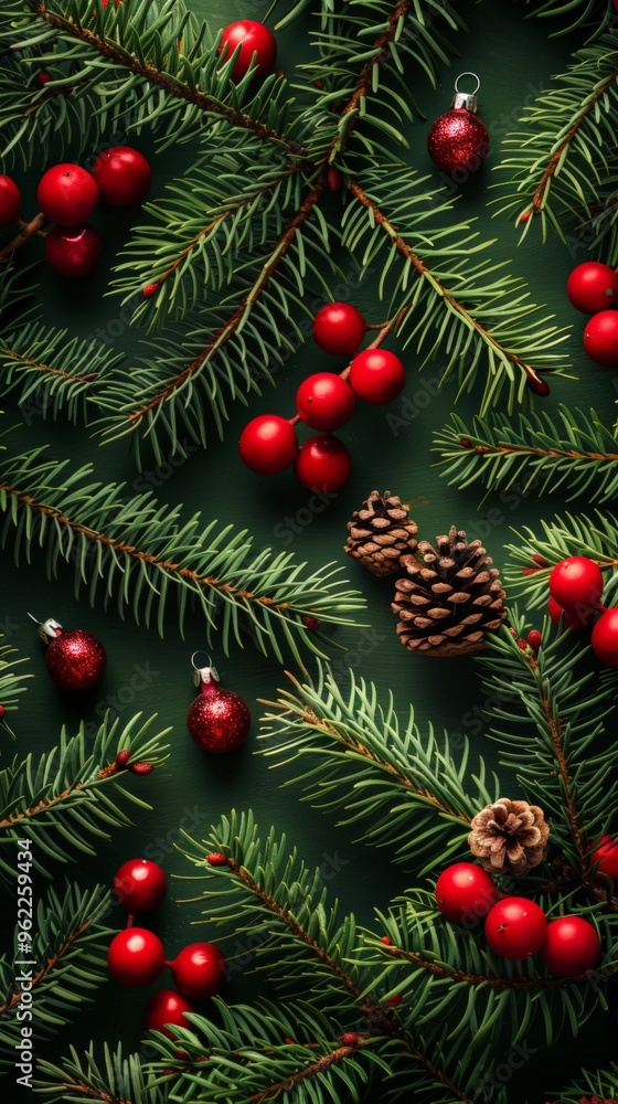 Christmas tree branches background Christmas tree branches background
