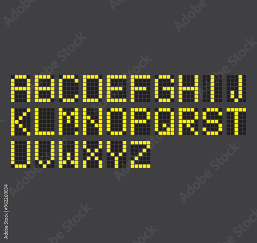 LED board design. LED digital letters design.