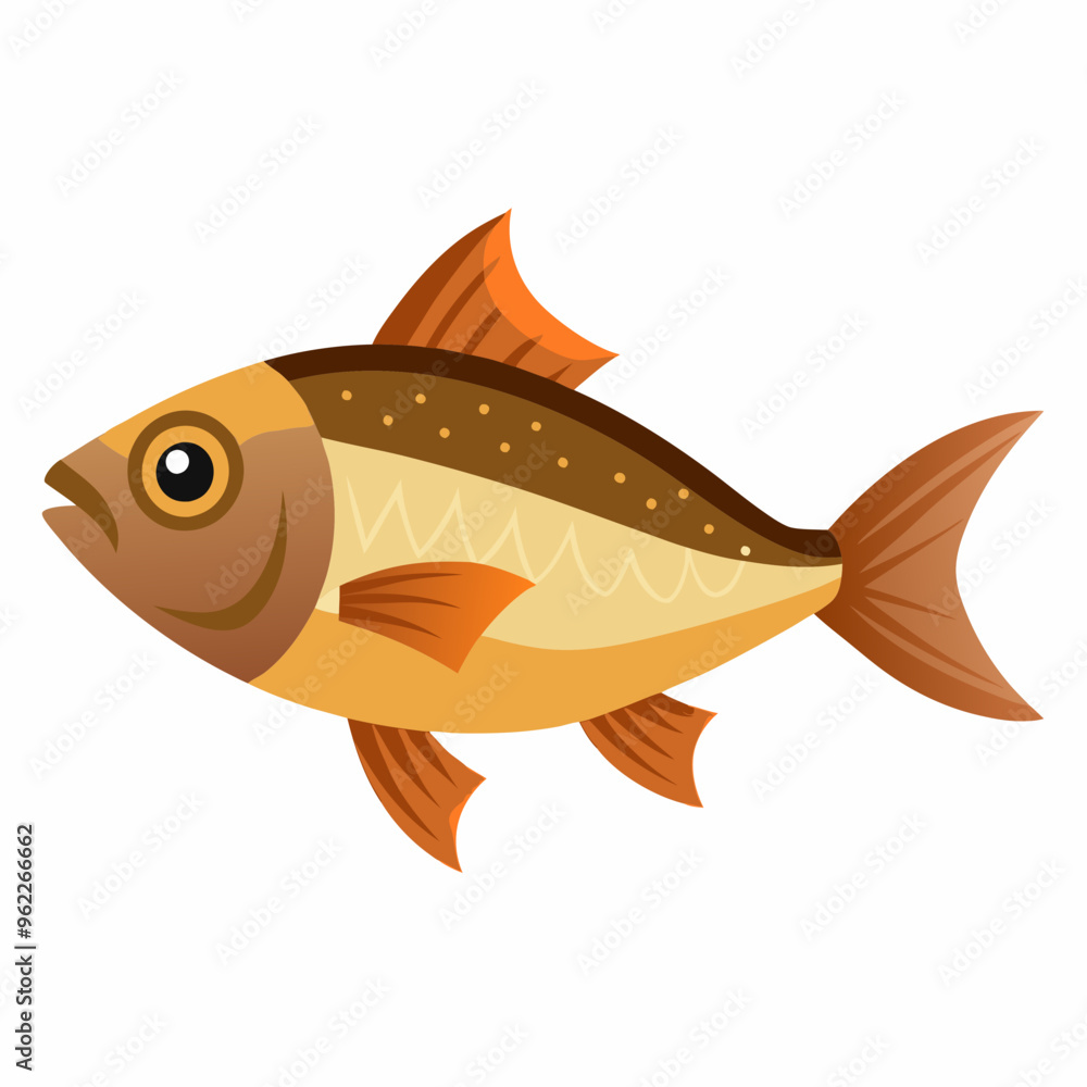 Vector Illustration of Dried Fish Art Vector Illustration of Dried Fish Art