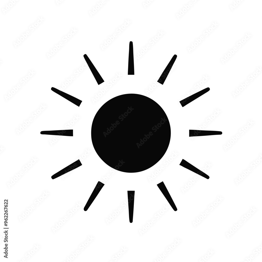 a sun sign vector silhouette illustration , isolated white background, a sun sign vector silhouette illustration , isolated white background,
