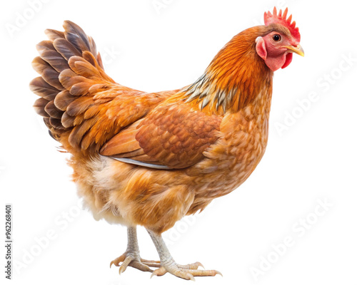 Wallpaper Mural A side view of a hen isolated on a transparent background PNG. Torontodigital.ca