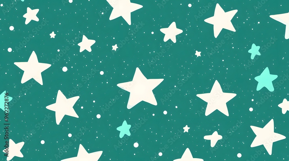 White Stars on Green Background, Abstract Image, Texture, Pattern, Wallpaper, Cover and Screen for Smartphone, PC, Laptop, 9:16 and 16:9 Format White Stars on Green Background, Abstract Image, Texture, Pattern, Wallpaper, Cover and Screen for Smartphone, PC, Laptop, 9:16 and 16:9 Format