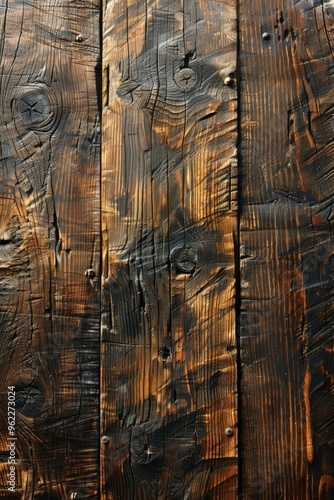 Old grunge dark textured wooden backgroundThe surface of the old brown wood texture  photo