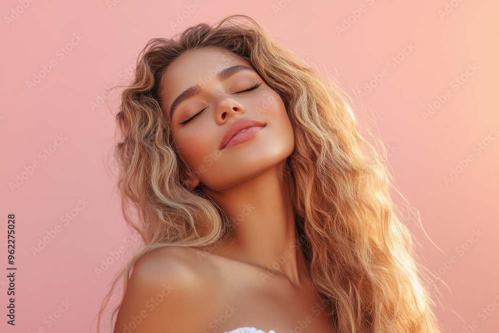 a close up of a blond woman's face a close up of a blond woman's face