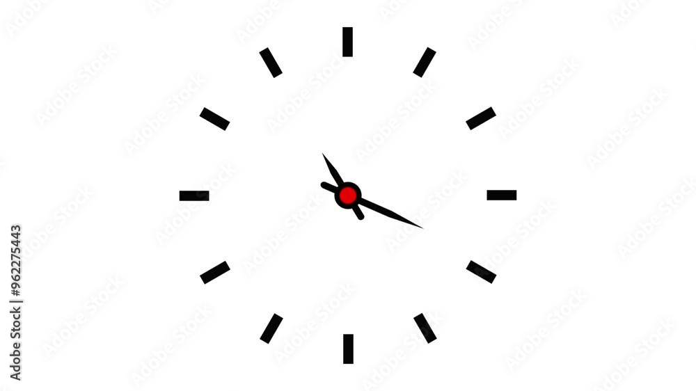 Clock icon Countdown 24 Hour Day Fast Speed. Clock timer rotation 360 UHD Animation. one the black screen . Clock icon Countdown 24 Hour Day Fast Speed. Clock timer rotation 360 UHD Animation. one the black screen .