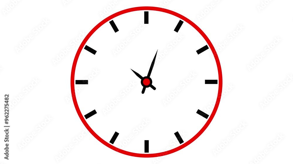 Clock icon Countdown 24 Hour Day Fast Speed. Clock timer rotation 360 UHD Animation. one the black screen . Clock icon Countdown 24 Hour Day Fast Speed. Clock timer rotation 360 UHD Animation. one the black screen .