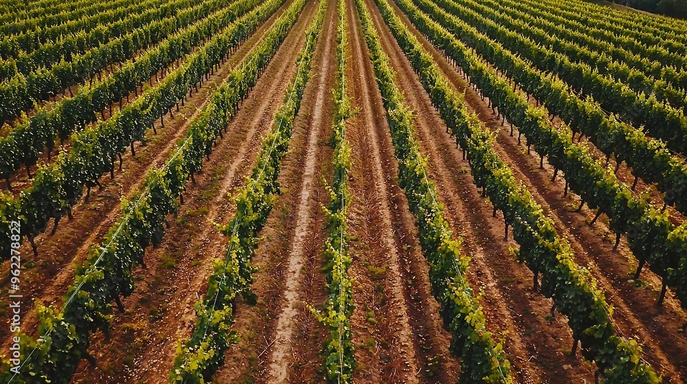 A field with crops in the foreground and a blue sky in the backdrop viewed from above A field with crops in the foreground and a blue sky in the backdrop viewed from above