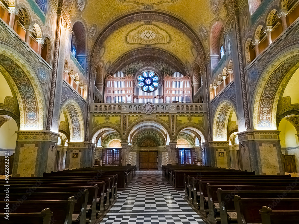 Fototapeta premium Interior of the Dome of Szeged