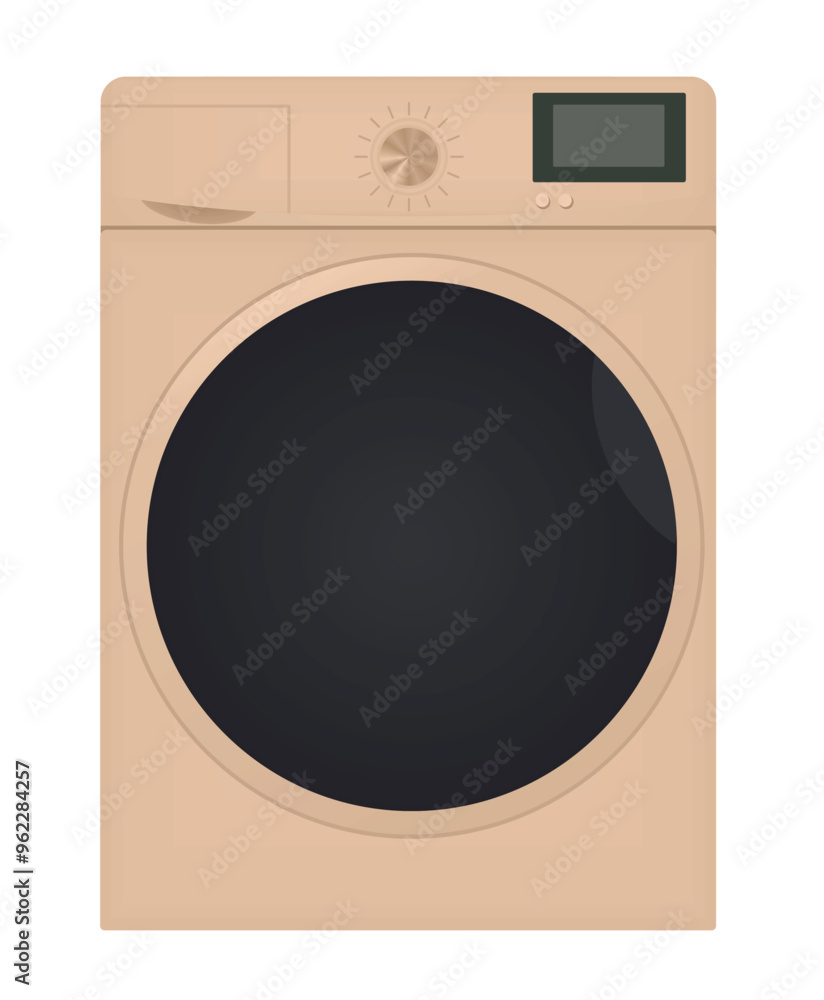 Laundry machine isolated. vector illustration Laundry machine isolated. vector illustration