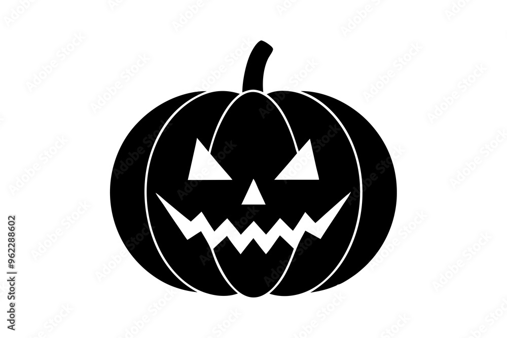 Halloween pumpkin in flat style for poster, banner, greeting card. Vector illustration. Halloween pumpkin in flat style for poster, banner, greeting card. Vector illustration.