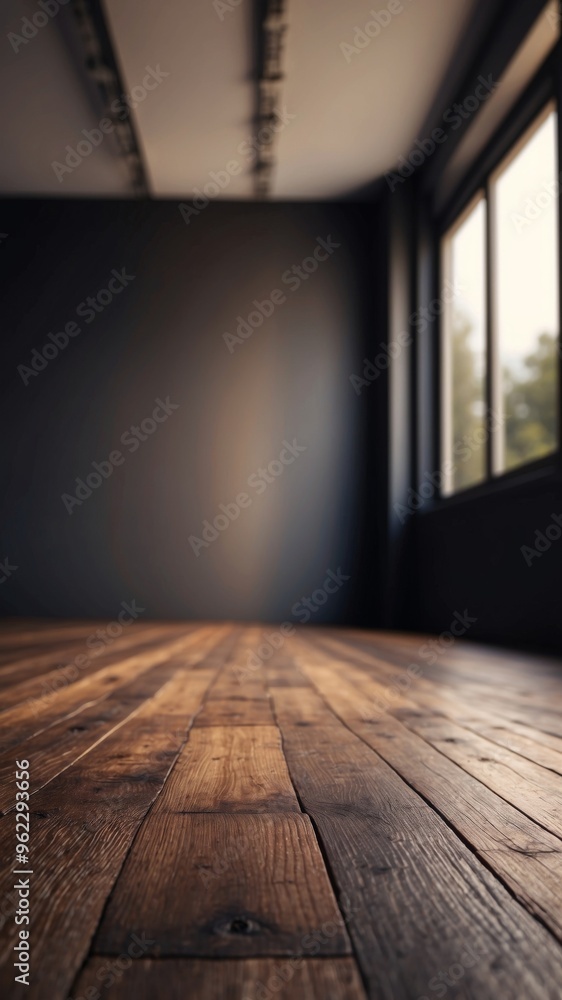 empty room with dark wall and wooden floor. empty room with dark wall and wooden floor.