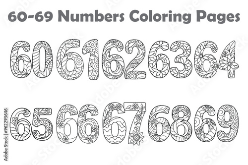 Number Coloring Pages Preschool Learning and Tracing Number Worksheet