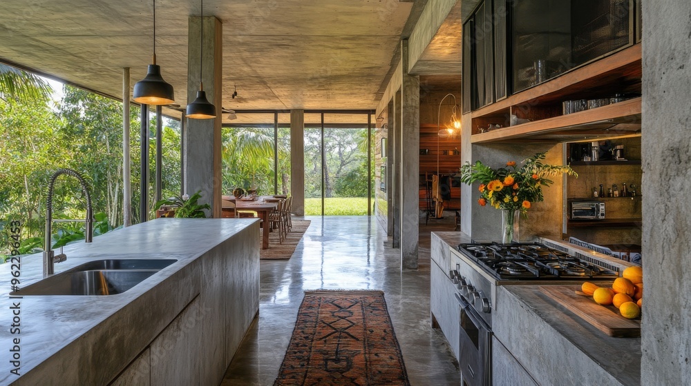Concrete interior kitchen | Sri Lanka Concrete interior kitchen | Sri Lanka