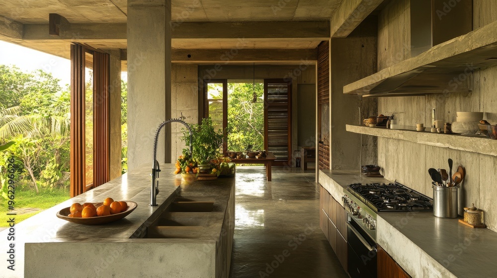 Concrete interior kitchen | Sri Lanka Concrete interior kitchen | Sri Lanka