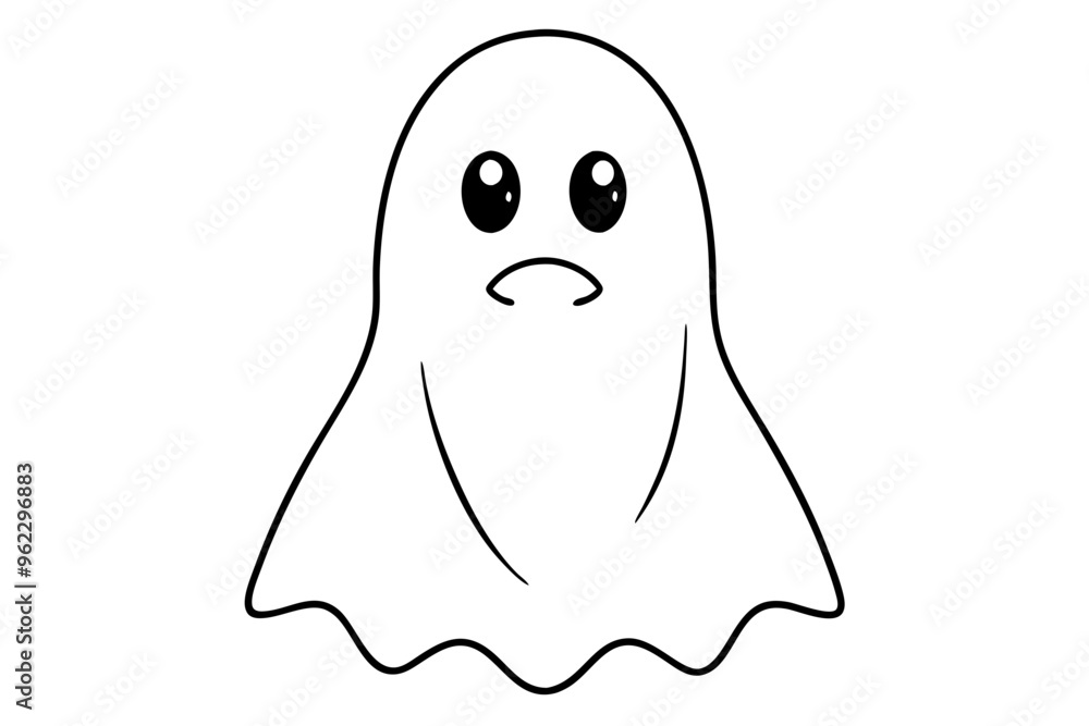 A cute funny happy ghosts. Childish spooky boo characters for kids. Magic scary spirits with different emotions and face expressions. Isolated flat cartoon vector illustrations of comic phantoms A cute funny happy ghosts. Childish spooky boo characters for kids. Magic scary spirits with different emotions and face expressions. Isolated flat cartoon vector illustrations of comic phantoms