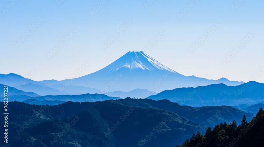 Serene View of Mount Fuji Serene View of Mount Fuji