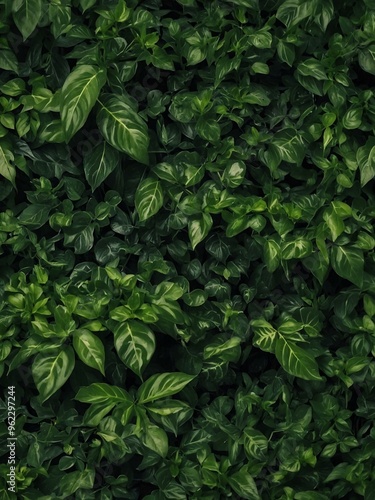 A green leafy background, ideal for a blank canvas.