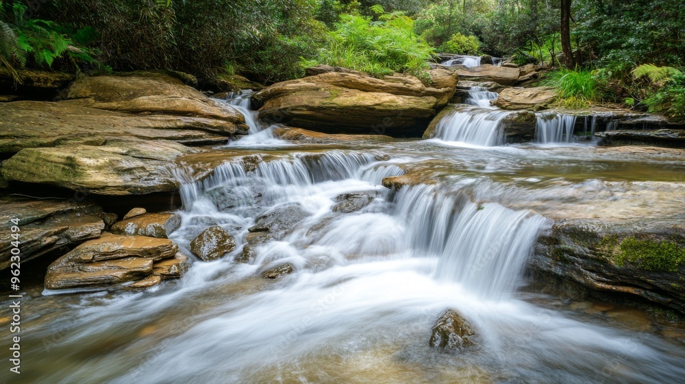 Serene Mountain Stream Serene Mountain Stream