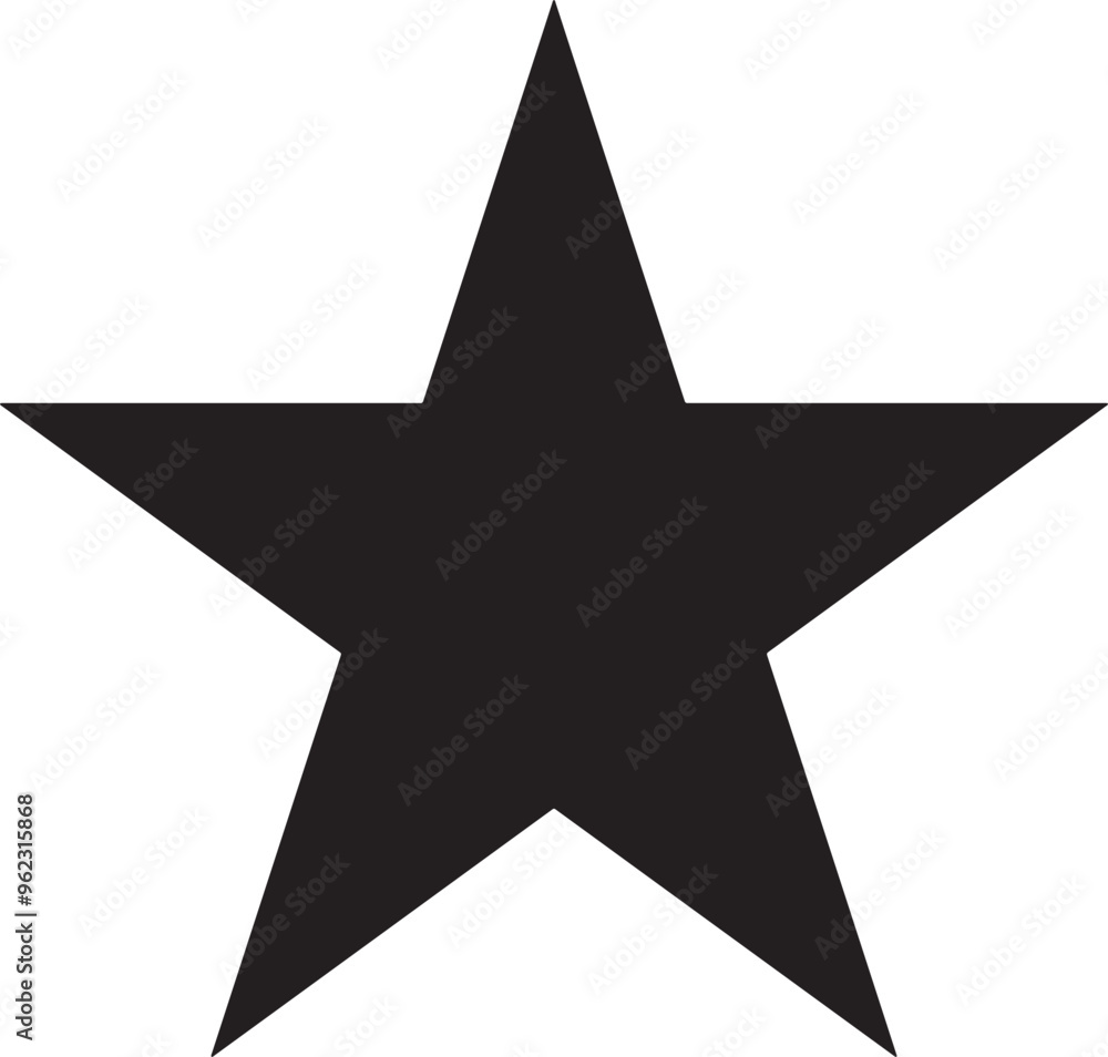 Star flat icon vector style illustration on a white background Star flat icon vector style illustration on a white background