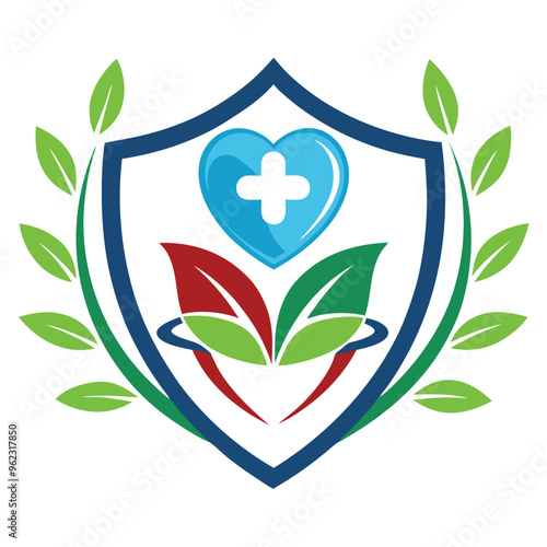 Charity Organization Logo vector art illustration